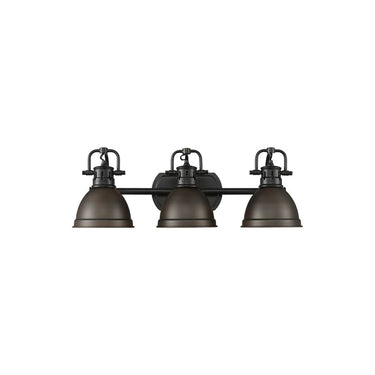 Golden Lighting 3602-BA3 AB-AB Duncan 3 Light Bath Vanity - Crescent Harbor