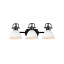 Golden Lighting 3602-BA3 AB-AB Duncan 3 Light Bath Vanity - Crescent Harbor