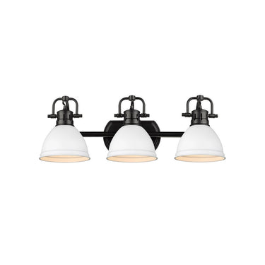 Golden Lighting 3602-BA3 AB-AB Duncan 3 Light Bath Vanity - Crescent Harbor