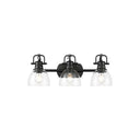Golden Lighting 3602-BA3 AB-AB Duncan 3 Light Bath Vanity - Crescent Harbor