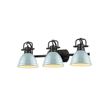 Golden Lighting 3602-BA3 AB-AB Duncan 3 Light Bath Vanity - Crescent Harbor