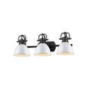 Golden Lighting 3602-BA3 AB-AB Duncan 3 Light Bath Vanity - Crescent Harbor