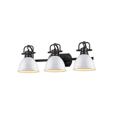 Golden Lighting 3602-BA3 AB-AB Duncan 3 Light Bath Vanity - Crescent Harbor