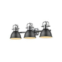 Golden Lighting 3602-BA3 AB-AB Duncan 3 Light Bath Vanity - Crescent Harbor