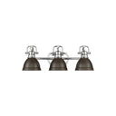 Golden Lighting 3602-BA3 AB-AB Duncan 3 Light Bath Vanity - Crescent Harbor