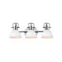 Golden Lighting 3602-BA3 AB-AB Duncan 3 Light Bath Vanity - Crescent Harbor