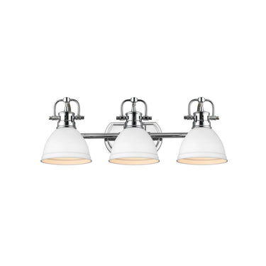 Golden Lighting 3602-BA3 AB-AB Duncan 3 Light Bath Vanity - Crescent Harbor