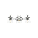 Golden Lighting 3602-BA3 AB-AB Duncan 3 Light Bath Vanity - Crescent Harbor