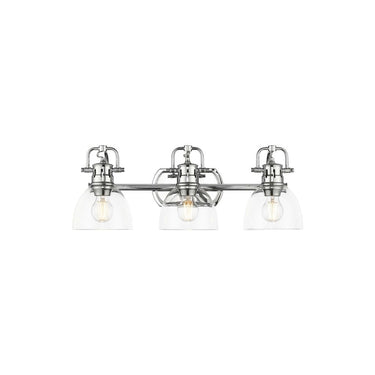 Golden Lighting 3602-BA3 AB-AB Duncan 3 Light Bath Vanity - Crescent Harbor