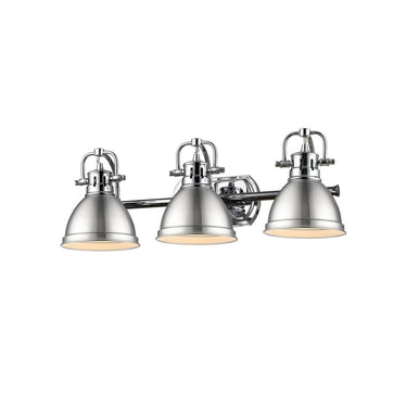 Golden Lighting 3602-BA3 AB-AB Duncan 3 Light Bath Vanity - Crescent Harbor