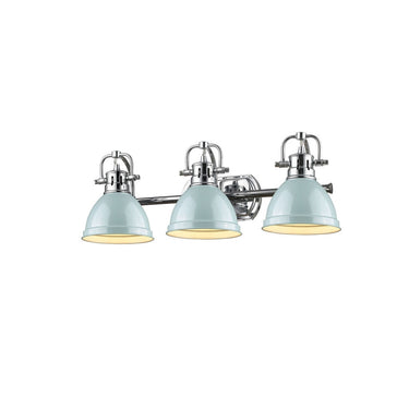 Golden Lighting 3602-BA3 AB-AB Duncan 3 Light Bath Vanity - Crescent Harbor