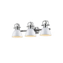 Golden Lighting 3602-BA3 AB-AB Duncan 3 Light Bath Vanity - Crescent Harbor
