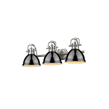 Golden Lighting 3602-BA3 AB-AB Duncan 3 Light Bath Vanity - Crescent Harbor