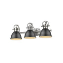 Golden Lighting 3602-BA3 AB-AB Duncan 3 Light Bath Vanity - Crescent Harbor