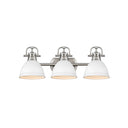 Golden Lighting 3602-BA3 AB-AB Duncan 3 Light Bath Vanity - Crescent Harbor