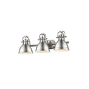 Golden Lighting 3602-BA3 AB-AB Duncan 3 Light Bath Vanity - Crescent Harbor