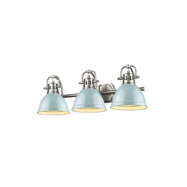 Golden Lighting 3602-BA3 AB-AB Duncan 3 Light Bath Vanity - Crescent Harbor