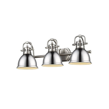 Golden Lighting 3602-BA3 AB-AB Duncan 3 Light Bath Vanity - Crescent Harbor