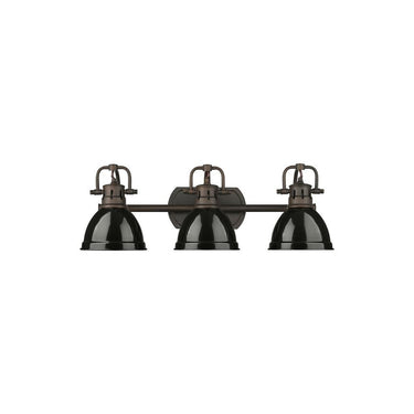Golden Lighting 3602-BA3 AB-AB Duncan 3 Light Bath Vanity - Crescent Harbor