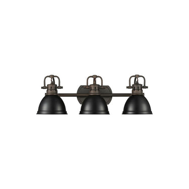Golden Lighting 3602-BA3 AB-AB Duncan 3 Light Bath Vanity - Crescent Harbor