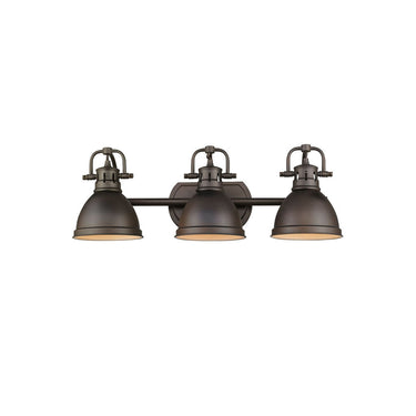 Golden Lighting 3602-BA3 AB-AB Duncan 3 Light Bath Vanity - Crescent Harbor