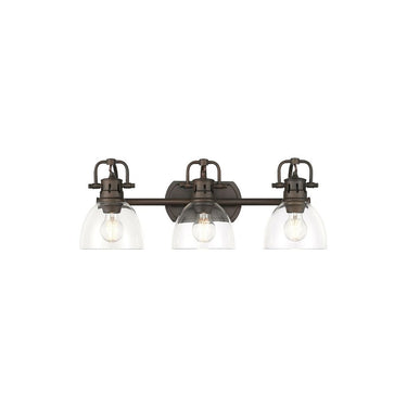 Golden Lighting 3602-BA3 AB-AB Duncan 3 Light Bath Vanity - Crescent Harbor
