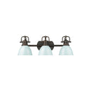 Golden Lighting 3602-BA3 AB-AB Duncan 3 Light Bath Vanity - Crescent Harbor
