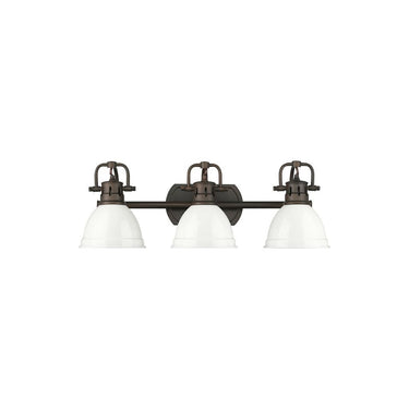 Golden Lighting 3602-BA3 AB-AB Duncan 3 Light Bath Vanity - Crescent Harbor