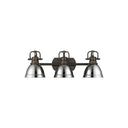 Golden Lighting 3602-BA3 AB-AB Duncan 3 Light Bath Vanity - Crescent Harbor