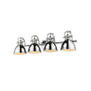 Golden Lighting 3602-BA4 CH Duncan 4 Light Bath Vanity in Chrome - Crescent Harbor