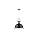 Golden Lighting 3602-L Duncan 1 Light Pendant with Chain - Crescent Harbor