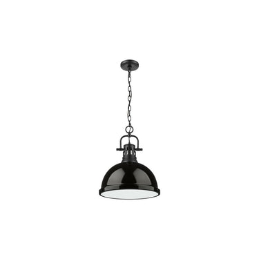 Golden Lighting 3602-L Duncan 1 Light Pendant with Chain - Crescent Harbor