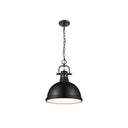 Golden Lighting 3602-L Duncan 1 Light Pendant with Chain - Crescent Harbor