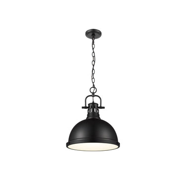 Golden Lighting 3602-L Duncan 1 Light Pendant with Chain - Crescent Harbor
