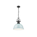 Golden Lighting 3602-L Duncan 1 Light Pendant with Chain - Crescent Harbor