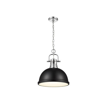 Golden Lighting 3602-L Duncan 1 Light Pendant with Chain - Crescent Harbor