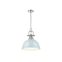 Golden Lighting 3602-L Duncan 1 Light Pendant with Chain - Crescent Harbor