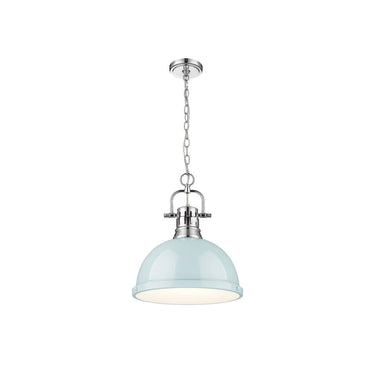 Golden Lighting 3602-L Duncan 1 Light Pendant with Chain - Crescent Harbor