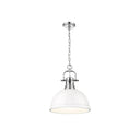 Golden Lighting 3602-L Duncan 1 Light Pendant with Chain - Crescent Harbor