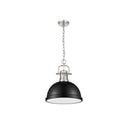 Golden Lighting 3602-L Duncan 1 Light Pendant with Chain - Crescent Harbor
