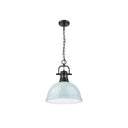 Golden Lighting 3602-L Duncan 1 Light Pendant with Chain - Crescent Harbor