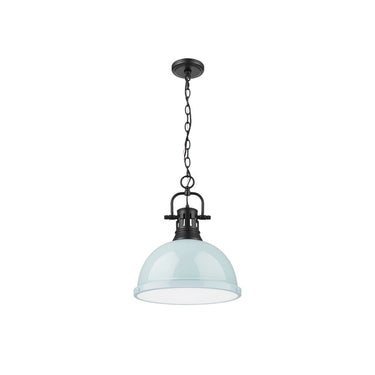 Golden Lighting 3602-L Duncan 1 Light Pendant with Chain - Crescent Harbor