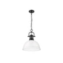 Golden Lighting 3602-L Duncan 1 Light Pendant with Chain - Crescent Harbor