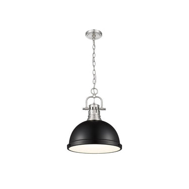 Golden Lighting 3602-L Duncan 1 Light Pendant with Chain - Crescent Harbor