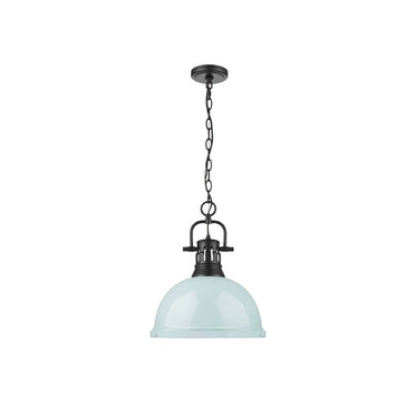 Golden Lighting 3602-L Duncan 1 Light Pendant with Chain - Crescent Harbor