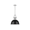 Golden Lighting 3602-L Duncan 1 Light Pendant with Chain - Crescent Harbor