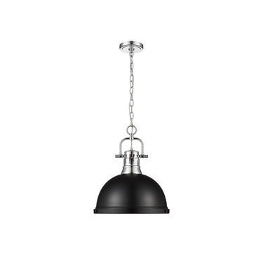 Golden Lighting 3602-L Duncan 1 Light Pendant with Chain - Crescent Harbor