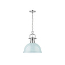 Golden Lighting 3602-L Duncan 1 Light Pendant with Chain - Crescent Harbor