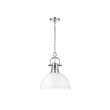 Golden Lighting 3602-L Duncan 1 Light Pendant with Chain - Crescent Harbor