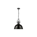 Golden Lighting 3602-L Duncan 1 Light Pendant with Chain - Crescent Harbor